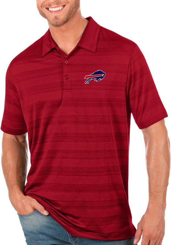 Antigua Men's Buffalo Bills Compass White Polo