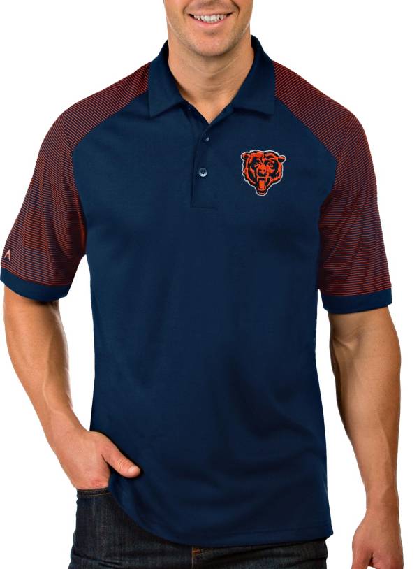 Antigua Men's Chicago Bears Orange Engage Polo