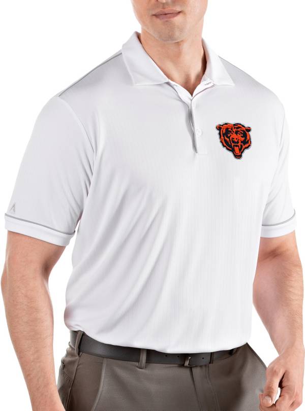 Antigua Men's Chicago Bears White Salute Polo