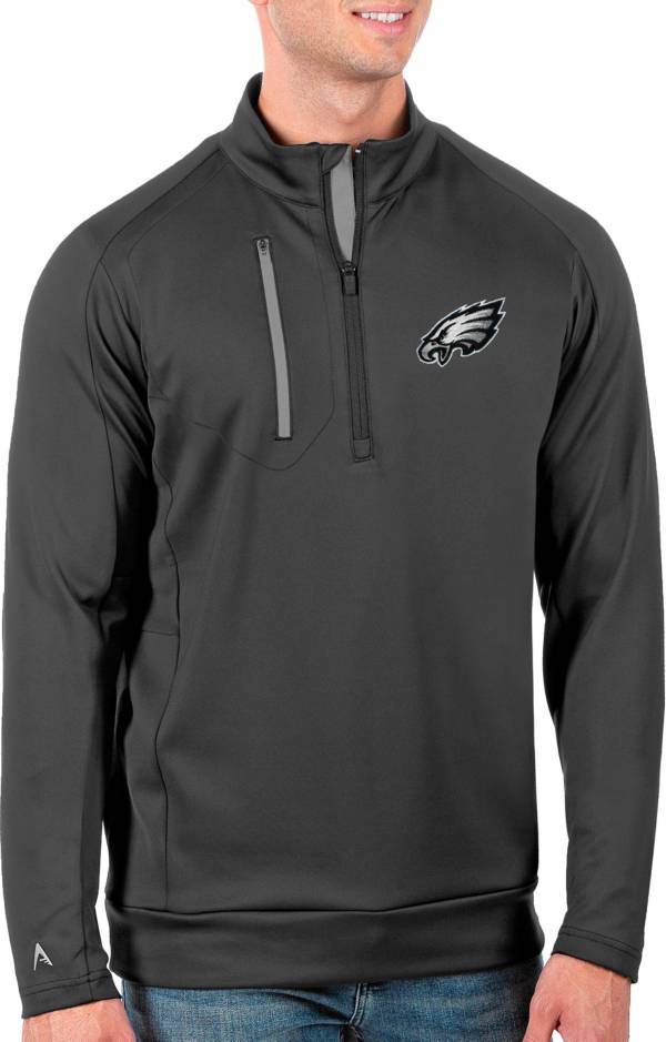 Philadelphia Eagles Nike Rewind Club Pullover Hoodie - Heather Charcoal