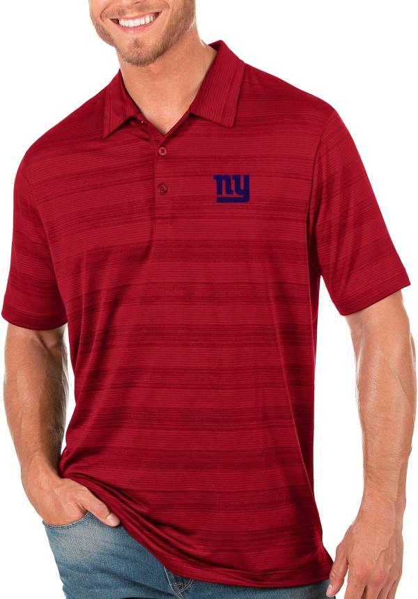 Antigua Men's New York Giants Red Compass Polo product image
