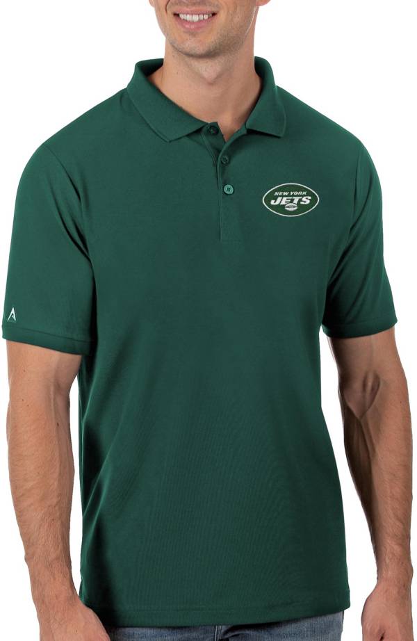 Antigua Men's New York Jets Green Legacy Pique Polo product image