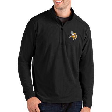 sorry, Antigua Men's Minnesota Vikings Glacier Black Quarter-Zip Pullover is currently out of stock