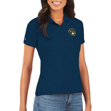sorry, Antigua Women's Milwaukee Brewers Navy Legacy Pique Polo is currently out of stock