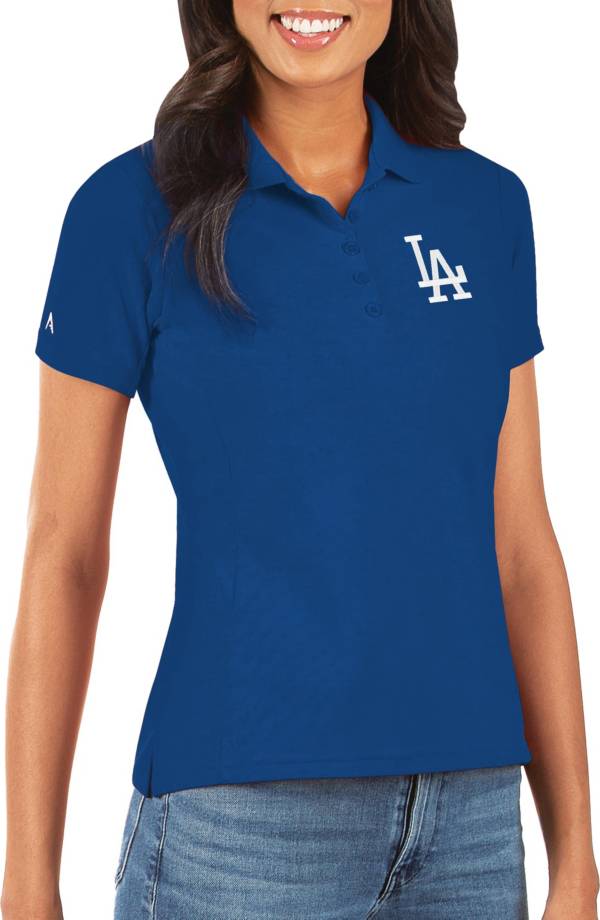 Antigua Women's Los Angeles Dodgers Royal Legacy Pique Polo product image