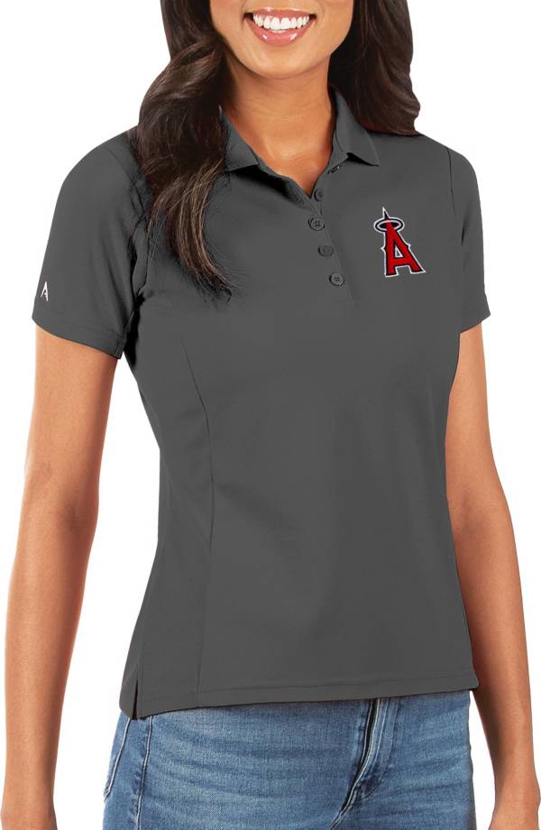 Antigua Women's Los Angeles Angels Navy Legacy Pique Polo product image