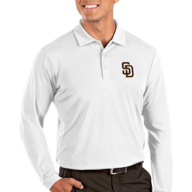 sorry, Antigua Men's San Diego Padres Tribute Long Sleeve Performance White Polo is currently out of stock
