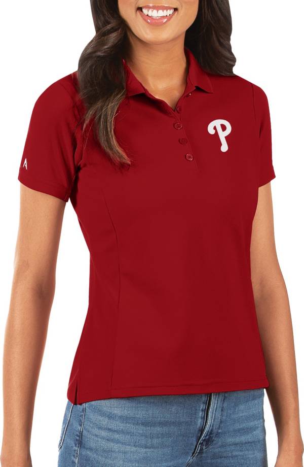 Nike Men's Philadelphia Phillies Blue Cooperstown Rewind Polo