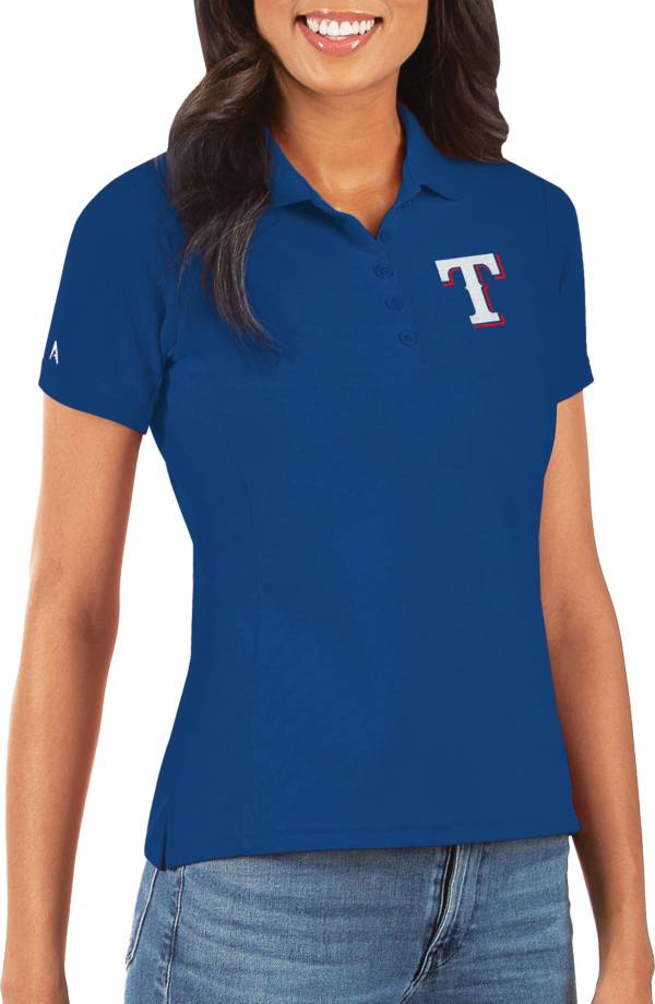 Antigua Women's Texas Rangers Red Legacy Pique Polo product image