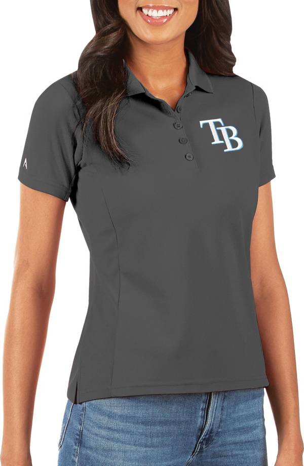 Antigua Women's Tampa Bay Rays Grey Legacy Pique Polo product image