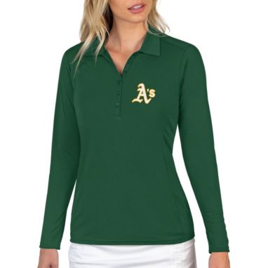 sorry, Antigua Women's Athletics Green Tribute Long Sleeve Performance Polo is currently out of stock