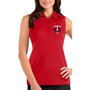 sorry, Antigua Women's Minnesota Twins Red Tribute Sleeveless Polo is currently out of stock