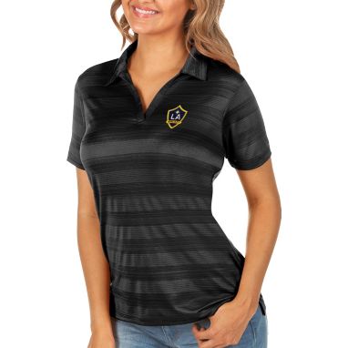 sorry, Antigua Women's LA Galaxy Black Compass Polo is currently out of stock