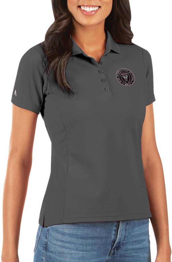 Antigua Women's Inter Miami CF Grey Legacy Pique Polo product image