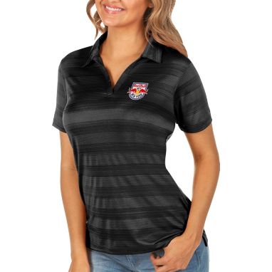 sorry, Antigua Women's New York Red Bulls Black Compass Polo is currently out of stock