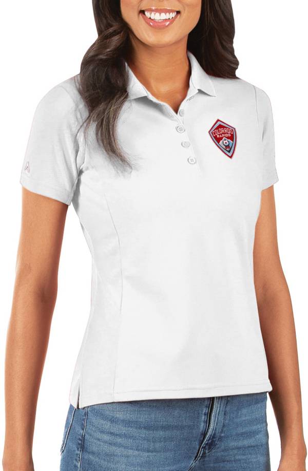 Antigua Women's Colorado Rapids Legacy Pique White Polo product image