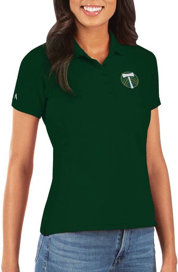 Antigua Women's Portland Timbers Green Legacy Pique Polo