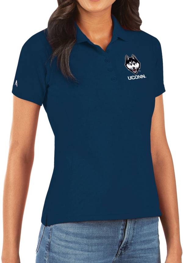 Antigua Women's UConn Huskies Blue Legacy Pique Polo product image