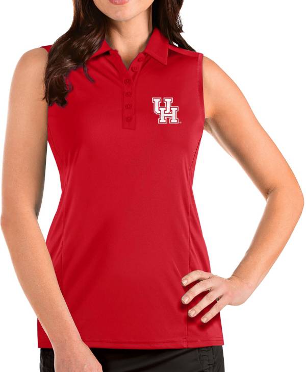 Antigua Women's Houston Cougars Red Tribute Sleeveless Tank Top