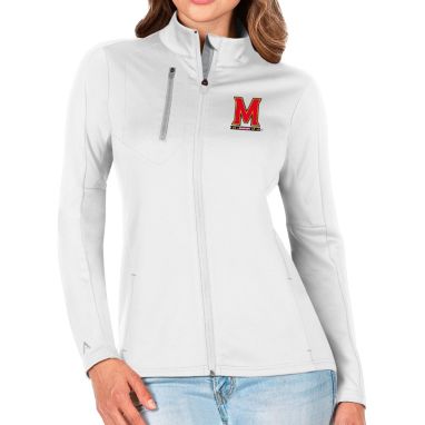 sorry, Antigua Women's Maryland Terrapins Generation Half-Zip Pullover White Shirt is currently out of stock