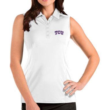 sorry, Antigua Women's TCU Horned Frogs Tribute Sleeveless Tank White Top is currently out of stock