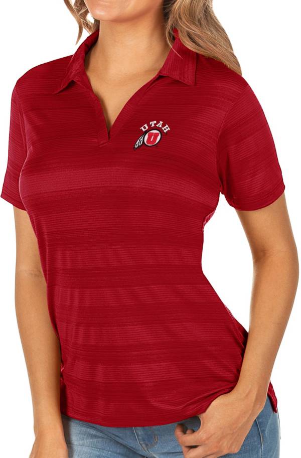 Antigua Women's Utah Utes Crimson Compass Polo product image
