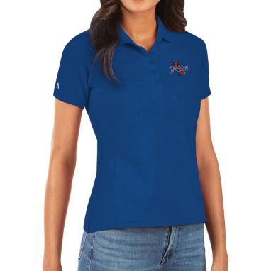 sorry, Antigua Women's Tulsa Golden Hurricane Blue Legacy Pique Polo is currently out of stock
