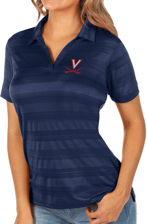 Antigua Women's Virginia Cavaliers Blue Compass Polo product image
