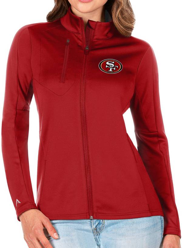 Antigua Apparel / Women's San Francisco 49ers Black Generation Full-Zip  Jacket