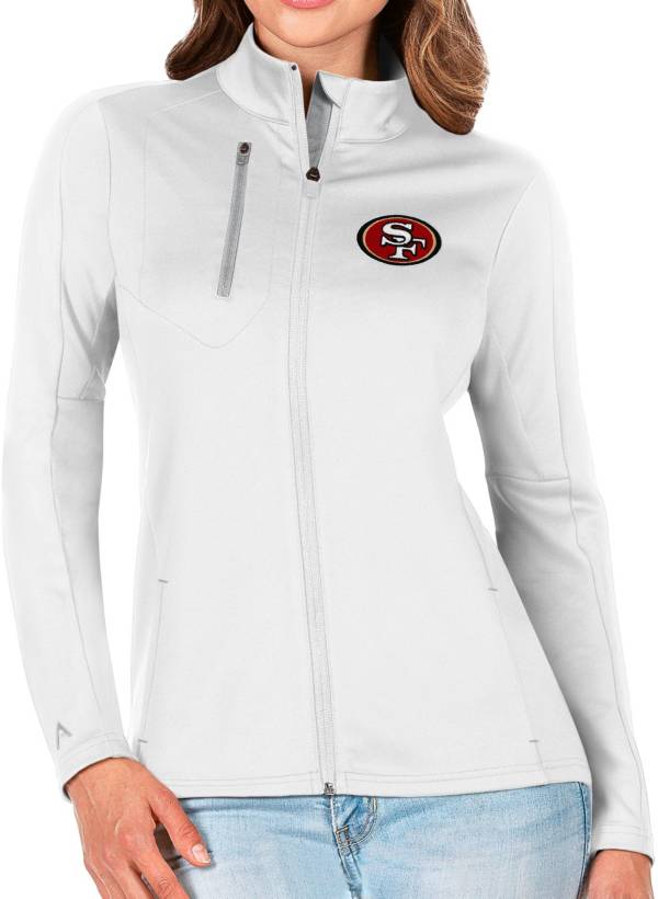Antigua Women's San Francisco 49ers White Generation Full-Zip Jacket product image