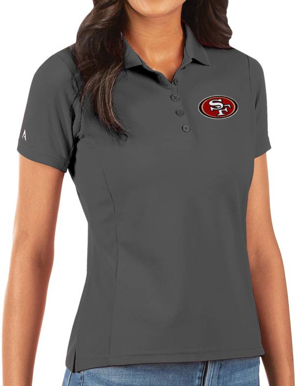 San Francisco 49ers Antigua Women's Legacy Pique Polo - White