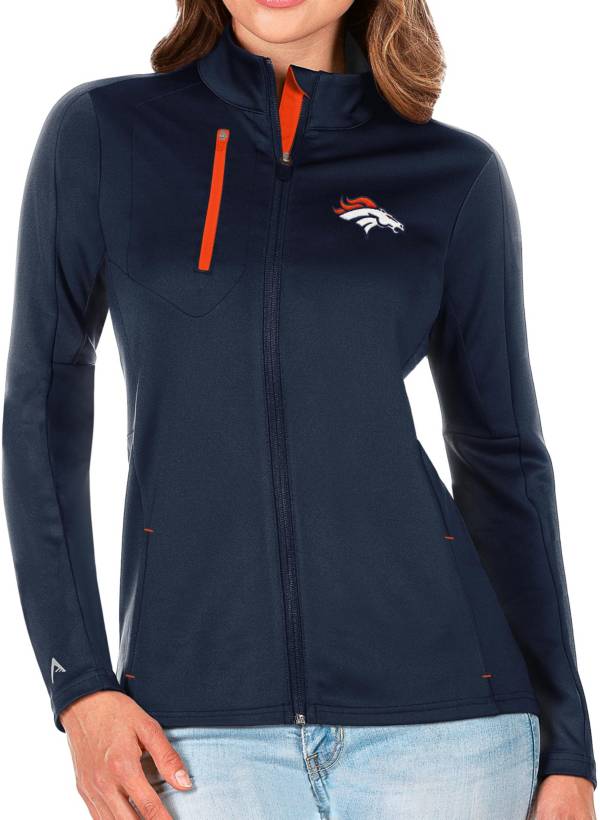 New Era / Women's Denver Broncos Sherpa White Full-Zip Jacket