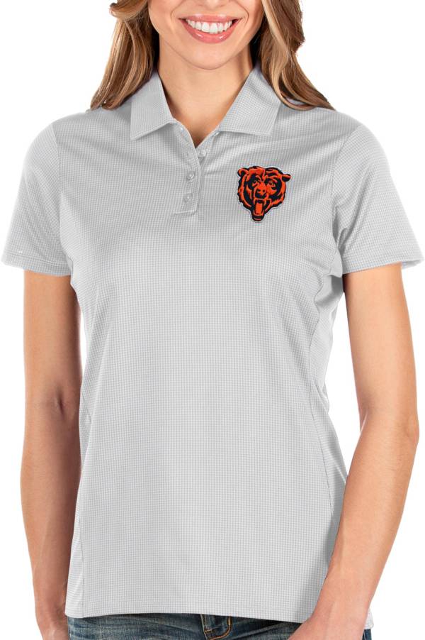 Antigua Women's Chicago Bears White Balance Polo