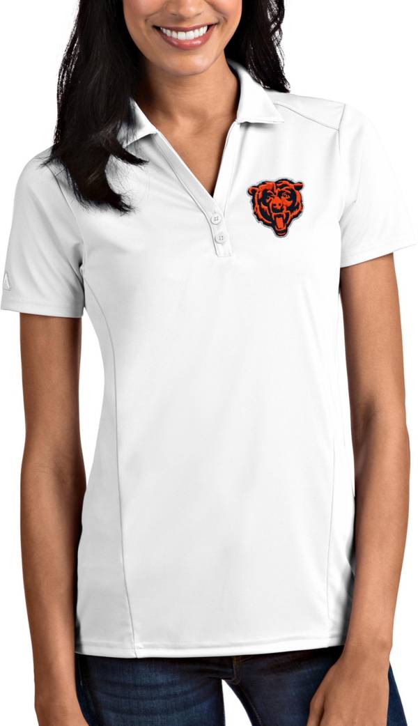 Antigua Women's Chicago Bears White Tribute Polo product image