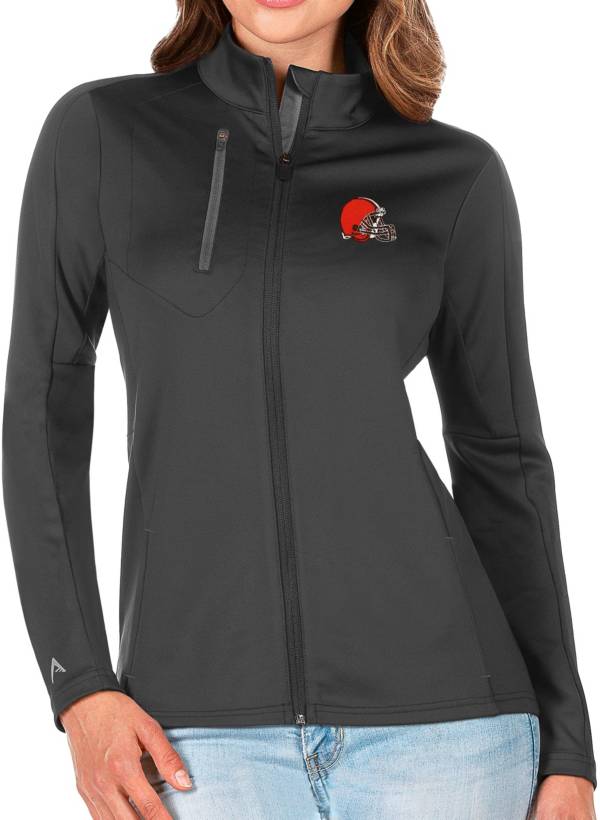 Antigua Apparel / Women's Cleveland Browns Grey Generation Full