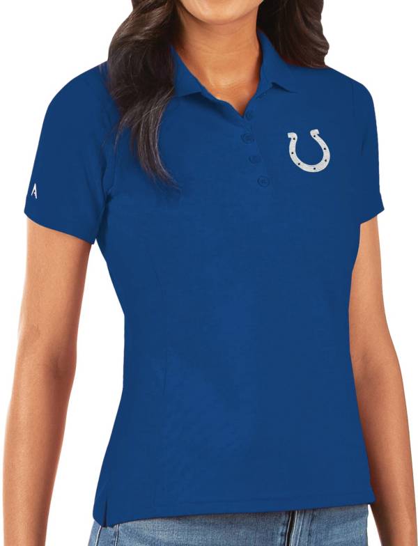 Antigua Women's Indianapolis Colts Royal Legacy Pique Polo product image