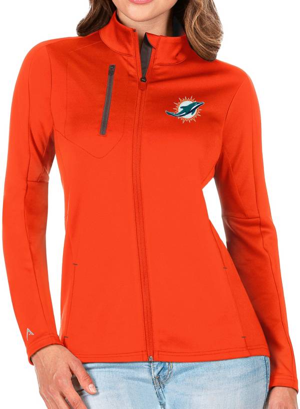 Miami Dolphins Youth Colorblock Full-Zip Hoodie - Aqua