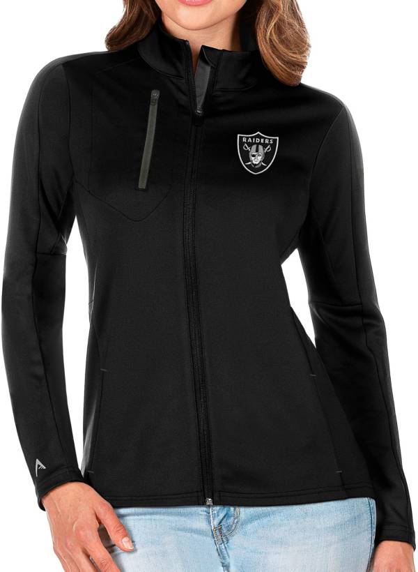Antigua Women's Las Vegas Raiders Black Generation Full-Zip Jacket product image