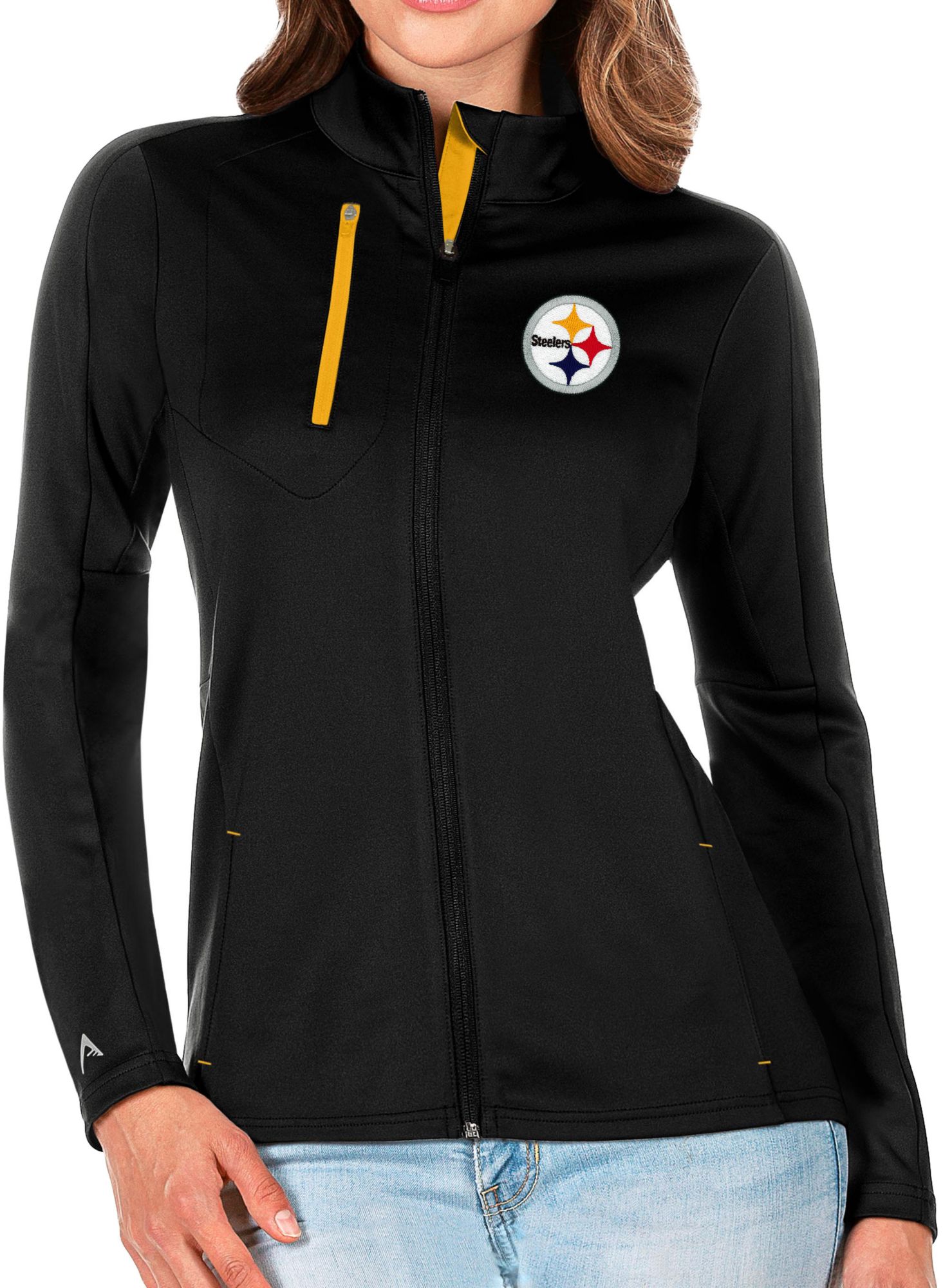 Pittsburgh Steelers Women's Antigua Altitude Mediumweight Jacket