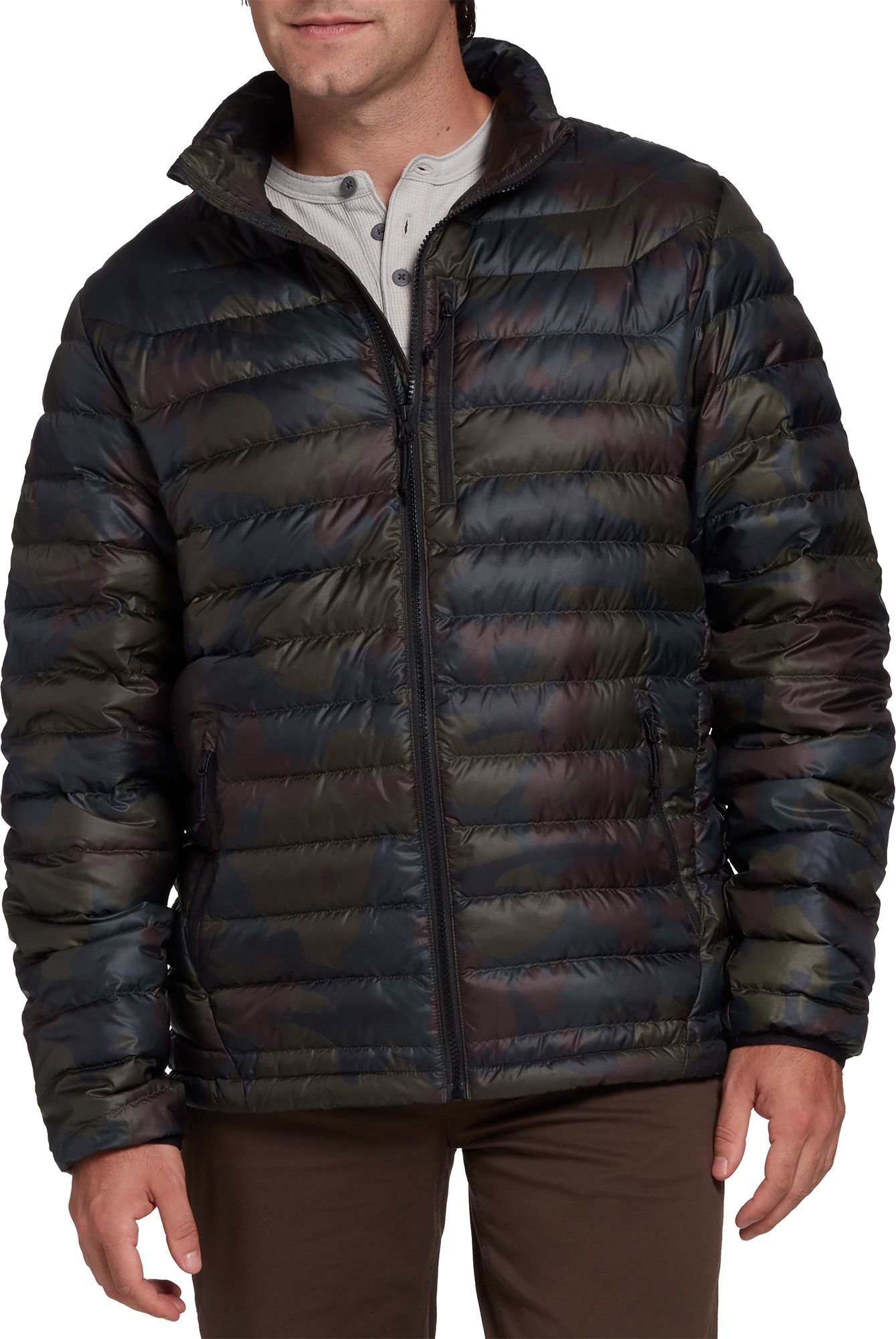 alpine camo bomber jacket
