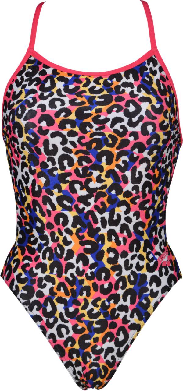 arena Women's Cheetah Heat Challenge Back One Piece Swimsuit product image