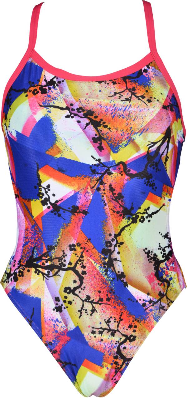 arena Women's Origami Spray Challenge Back One Piece Swimsuit product image