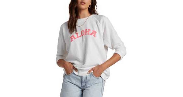 Billabong Women's Keep Tryin Pullover Crewneck Sweatshirt product image