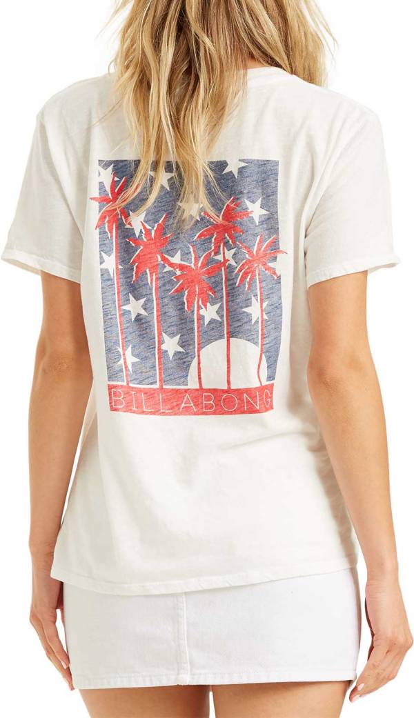 Billabong Women's Stars and Palms Graphic T-Shirt