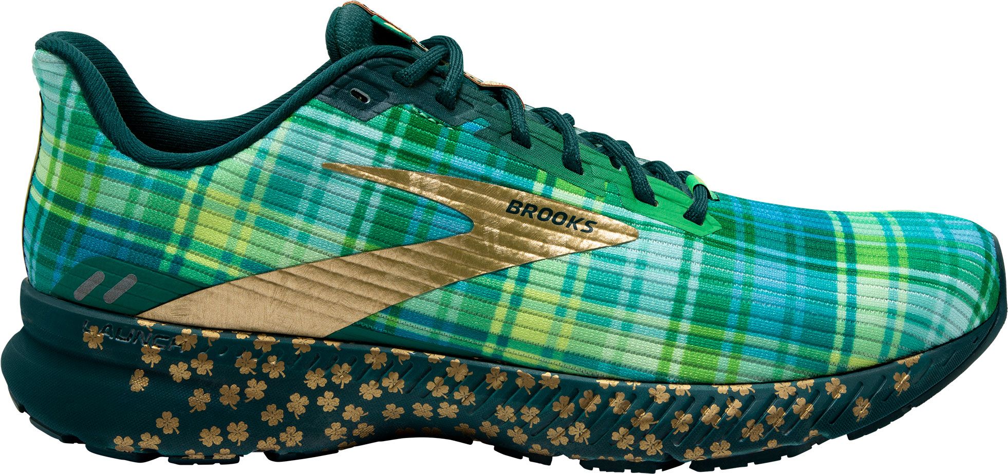 brooks launch 7 green gold