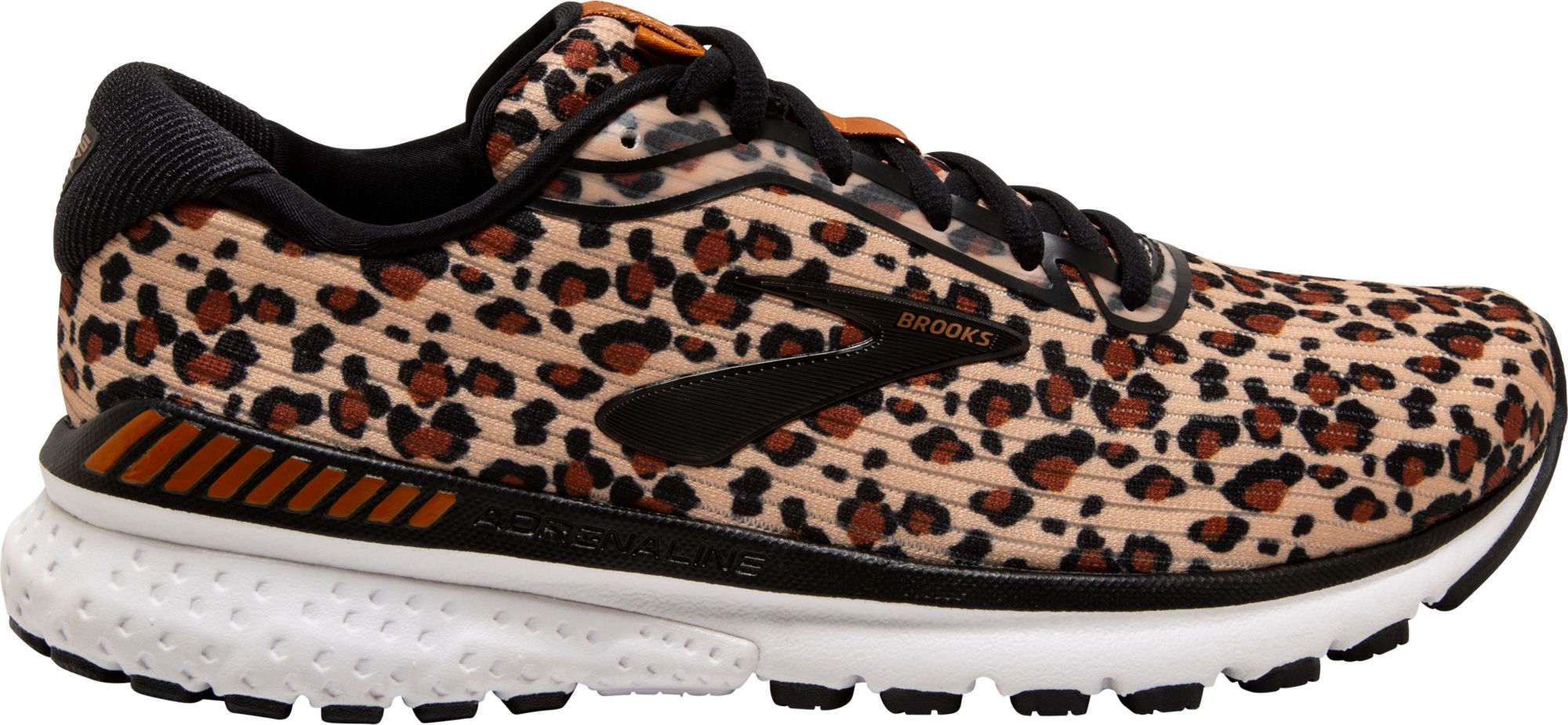 brooks women's glycerin 18 leopard print running shoes