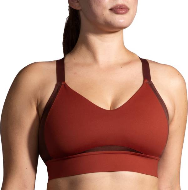 Brooks Women's Interlace Sports Bra for High Impact Running, Workouts &  Sports with Maximum Support