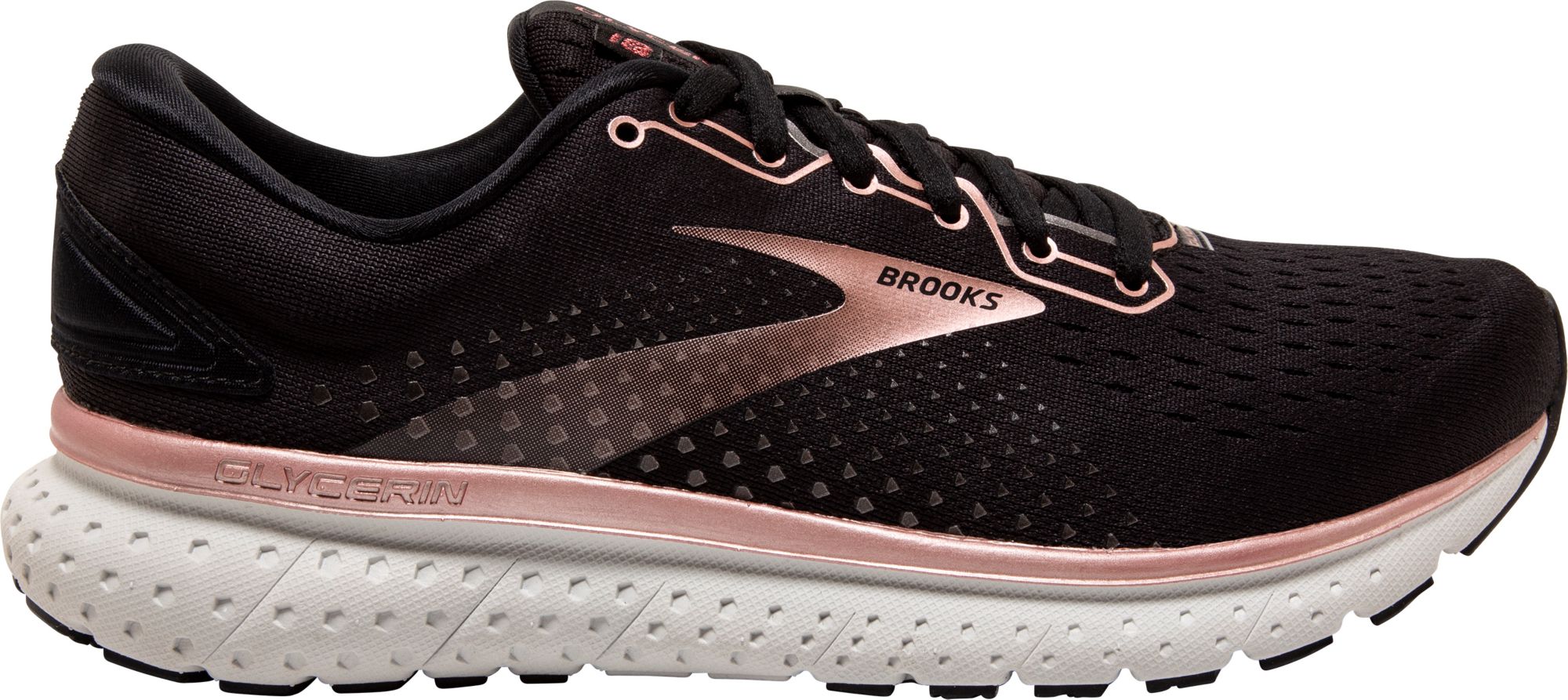 brooks black and rose gold sneaker