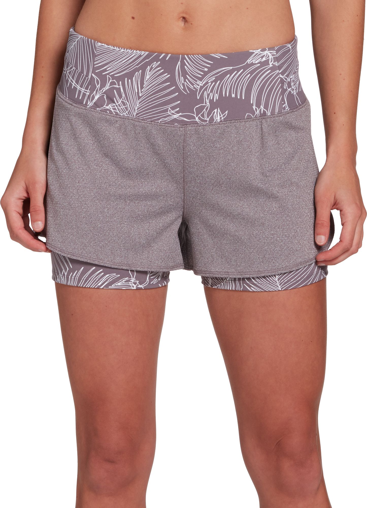 2 layer shorts womens
