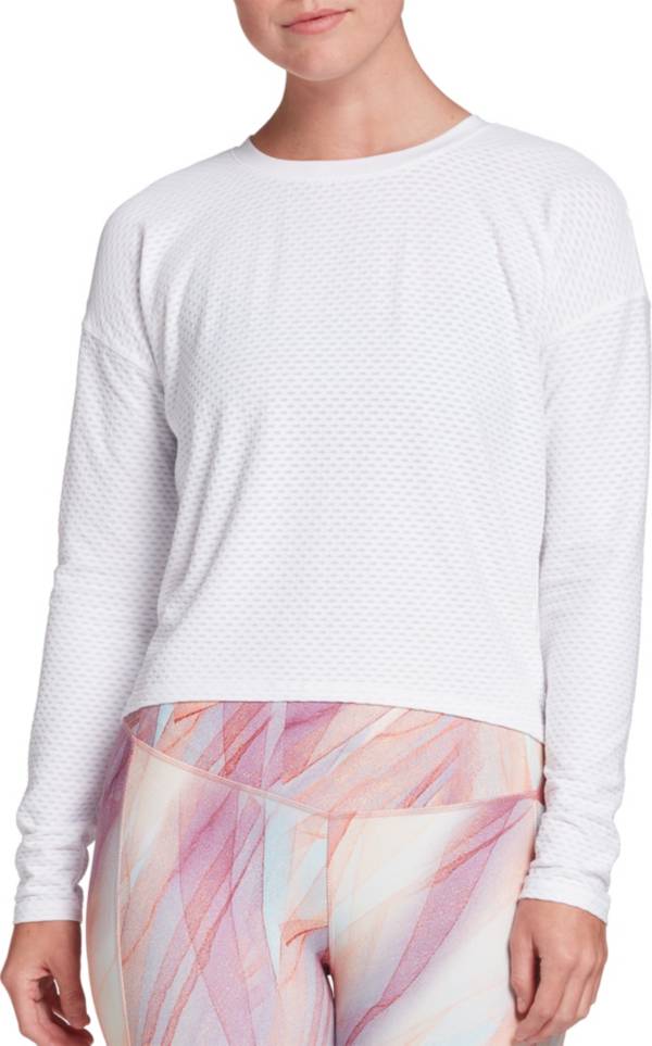 CALIA by Carrie Underwood Women's Diamond Mesh Long Sleeve Shirt product image